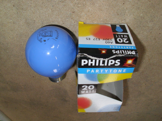 Partylamp 20W / E27 BLAUW (Philips)